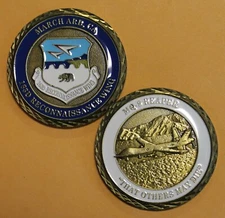 163rd Reconnaissance Wing MQ-9 Reaper ...Others May Die Air Force Challenge Coin