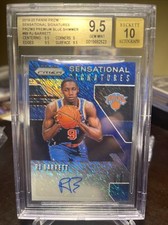 2018-19 Panini Prizm Sensational Signatures Blue Shimmer FOTL RJ BARRETT Auto