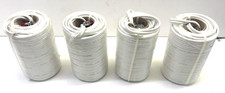 CCTV White 50FT Cable Lot of 4 Security Camera Wire BNC DC Power Video