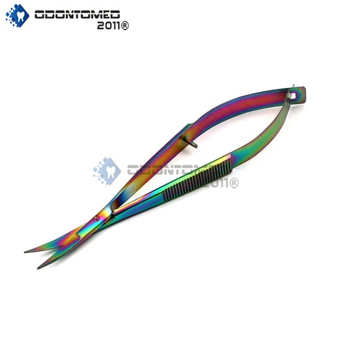 10 Micro-ciseaux Droits Castroviejo 4 Pouces - Tranchants, Pour Ophtalmologie Et Microchirurgie