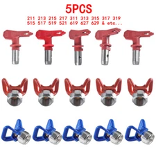 5pcs Red Airless Spray Gun Tips For Titan/Wagner Paint Sprayer Nozzle Titan