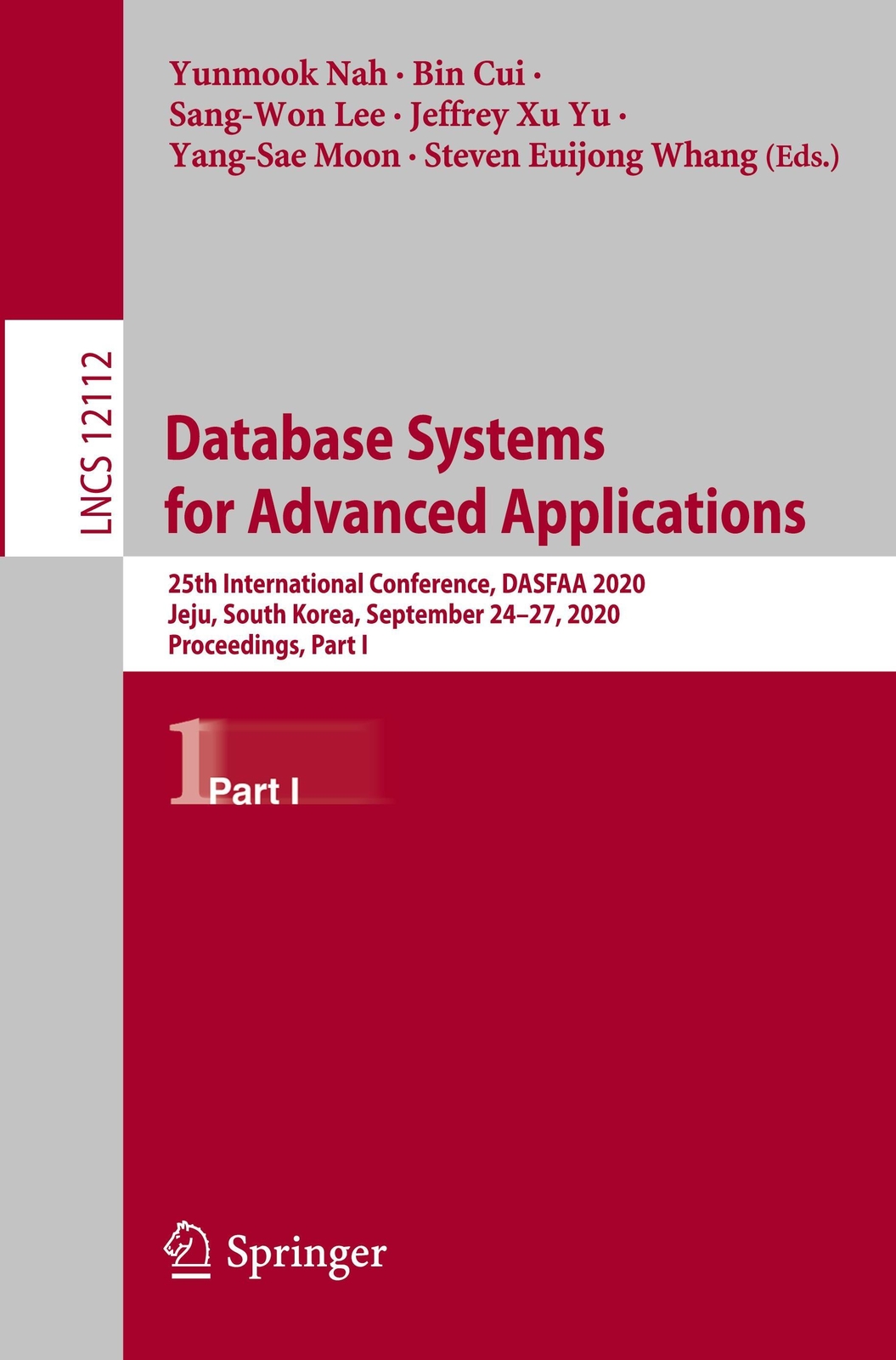 Thumbnail - Database Systems For Advanced Applications | Yunmook Nah (u. A.) |