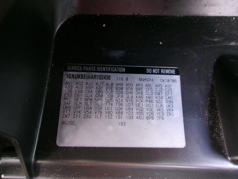 Medidor de velocímetro usado se adapta a: Chevrolet Tahoe Cluster 2010 ID de EE. UU. 20774758 grado A Foto 4 de 4