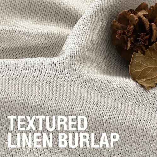 Linen Curtains Blackout Curtains 84 inches Long 52"W x 84"L Heather Off