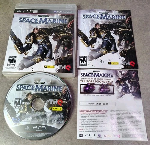 PS3 Warhammer 40,000 Space Marine - Complete Authentic Tested NICE! 🎮🔥😎❤️