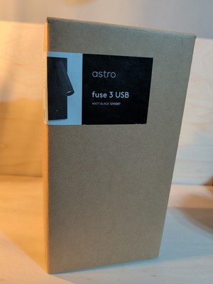 ASTRO FUSE 3 LED Recessed Reading Light Matt Black 1215087 New In Box Genuine