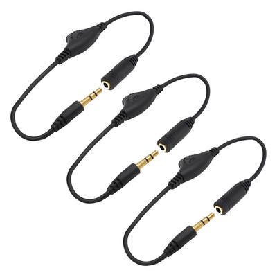 Stereo Audio Verlängerungskabel 3,5 mm mit Lautstärkeregler für Kopfhörer TV PC