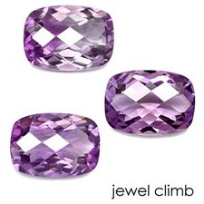 Affordable Amethyst Loose Gemstone (Cushion ~14&times;10mm)