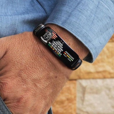 Personalized Vietnam Veteran Bracelet I Served I Sacrificed Proud Veteran Gift