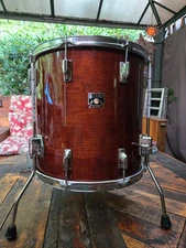 tama superstar  super mahogany 16"x16" floor tom vintage 80s japan