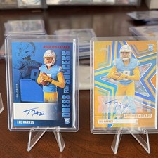 Panini Rookies & Stars Tre Harris Autograph Patch Rookie Chargers 2025
