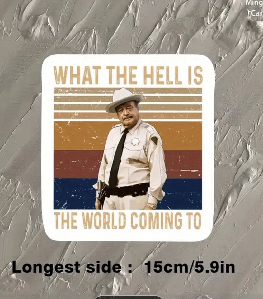 SMOKEY and THE BANDIT CUSTOM MADE SNOWMAN RIG SEMI TRUCK and window sticker! - Image 4 of 4