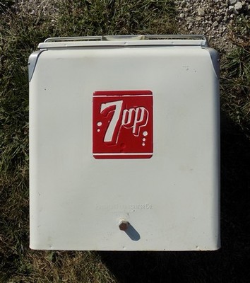 80年代 ビンテージ 出光 APOLLO アポロ 石油 蟹 湯呑 湯飲み 旧車 7up Metal Soda Pop Bottle Cooler, Picnic Ice Chest, Vintage Drinks