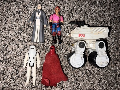 Vintage Star Wars Lot Figures & Vehicle