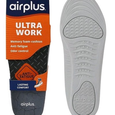Airplus Men's Size 7-13 Ultra Work Anti-Fatigue Memory Comfort Shoe Insoles NEW