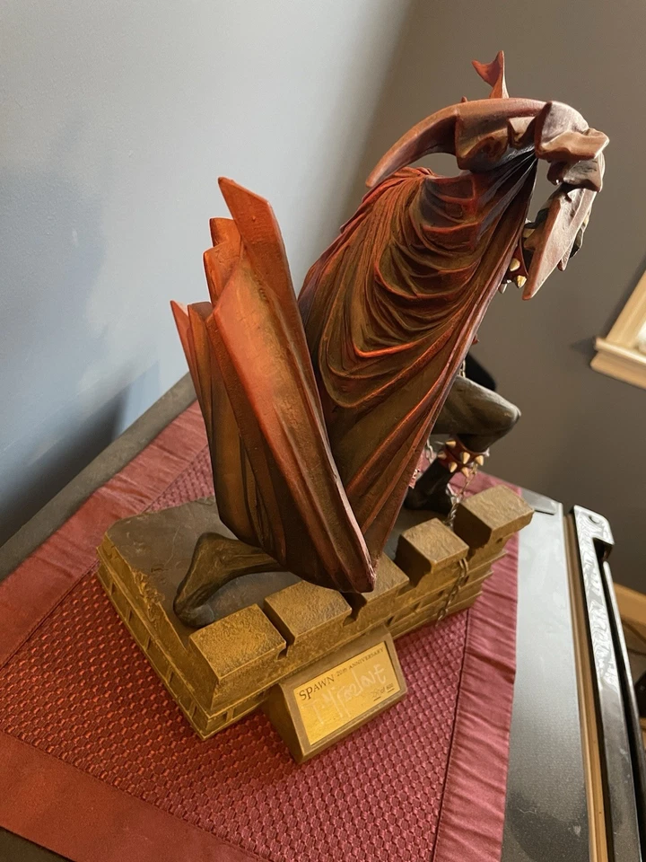 Spawn 20th Anniversary Cold Cast Resin Statue Todd McFarlane (Read Description) - Image 3 of 4