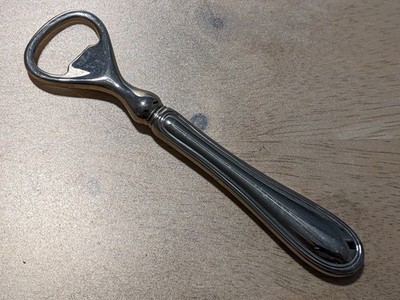 Vintage OLRI Silver-Plated Bottle Opener