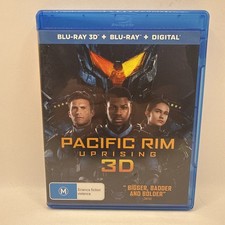 Pacific Rim-Uprising | 3d + 2D Blu-ray + Digital Copy (Blu-ray, 2018) Like New