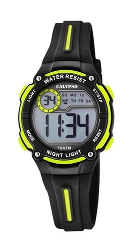 Calypso Digitaal Chrono-Alarm Kinderhorloge 33mm Donkerblauw | Calypso