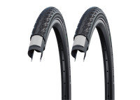 2X Schwalbe Delta Cruiser Plus 40-622 Drahtreifen Punctureguard 28X1.50 Mantel