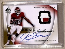 2010 SP Authentic Gold Jermaine Gresham RC Auto 1/25 #126