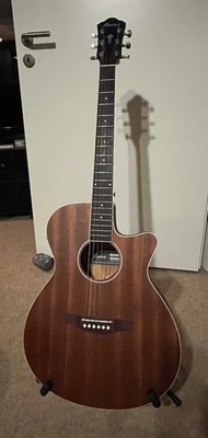 Ibanez AEG7MH-OPN Akustik-/Elektrogitarre mit GOTOH Locking Mechaniken + Case