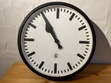 Telenorma TN T&N Telefonbau Normalzeit Nebenuhr 45cm Industrie Uhr Werksuhr Bürk