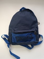 Lonsdale Mini Backpack Small Rucksack Travel School Casual Bag Blue Purple