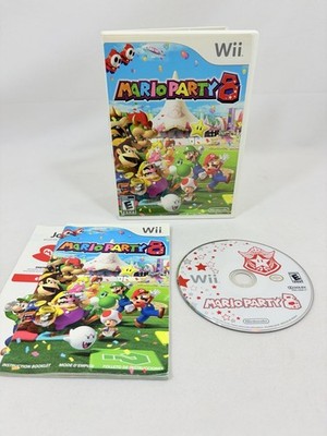 Mario Party 8 (Nintendo Wii, 2006) Tested & Working w/ Manual. CIB