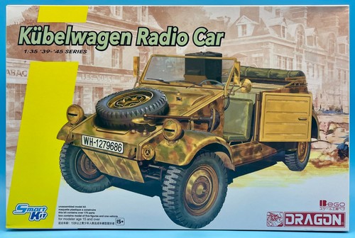 Dragon 6886 1/35 KÜBELWAGEN RADIO CAR w/GERMAN SIGNAL TROOPS 3826 Brand New Kit