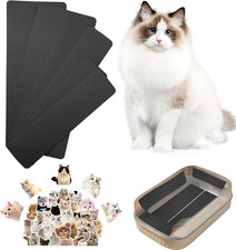 Cat Nail File Scratching Strips - 6 Pcs Cat Scratcher Liner for Litter...