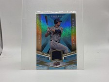 2009 Upper Deck Light Blue Gold Spectrum Patch Relic Jersey Justin Morneau /99