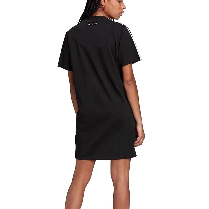Adidas by Marimekko Dress Damen T-Shirt Kleid Minikleid Logo schwarz 2 XS S M L - Bild 3 von 4