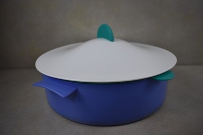 9'' Tupperware Microwave Steamer Dish Strainer Rice Vegetable Cooker #3066