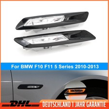 L+R LED Seitenblinker Satz Schwarz 63137154168 für BMW 5er F10 F11 10-13 Pre-LCI