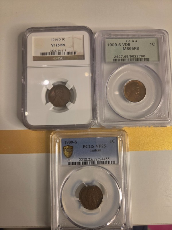 pcgs 1909 s vdb ms65 rb grail lot