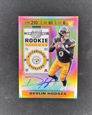 2019 Panini Contenders Optic - Devlin Hodges Rookie Auto #194 Steelers NFL