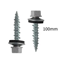 TIMBER TEK ROOFING SCREWS BOLTS FIX CORRUGATED SHEET TO TIMBER WITH FREE HEX-BIT