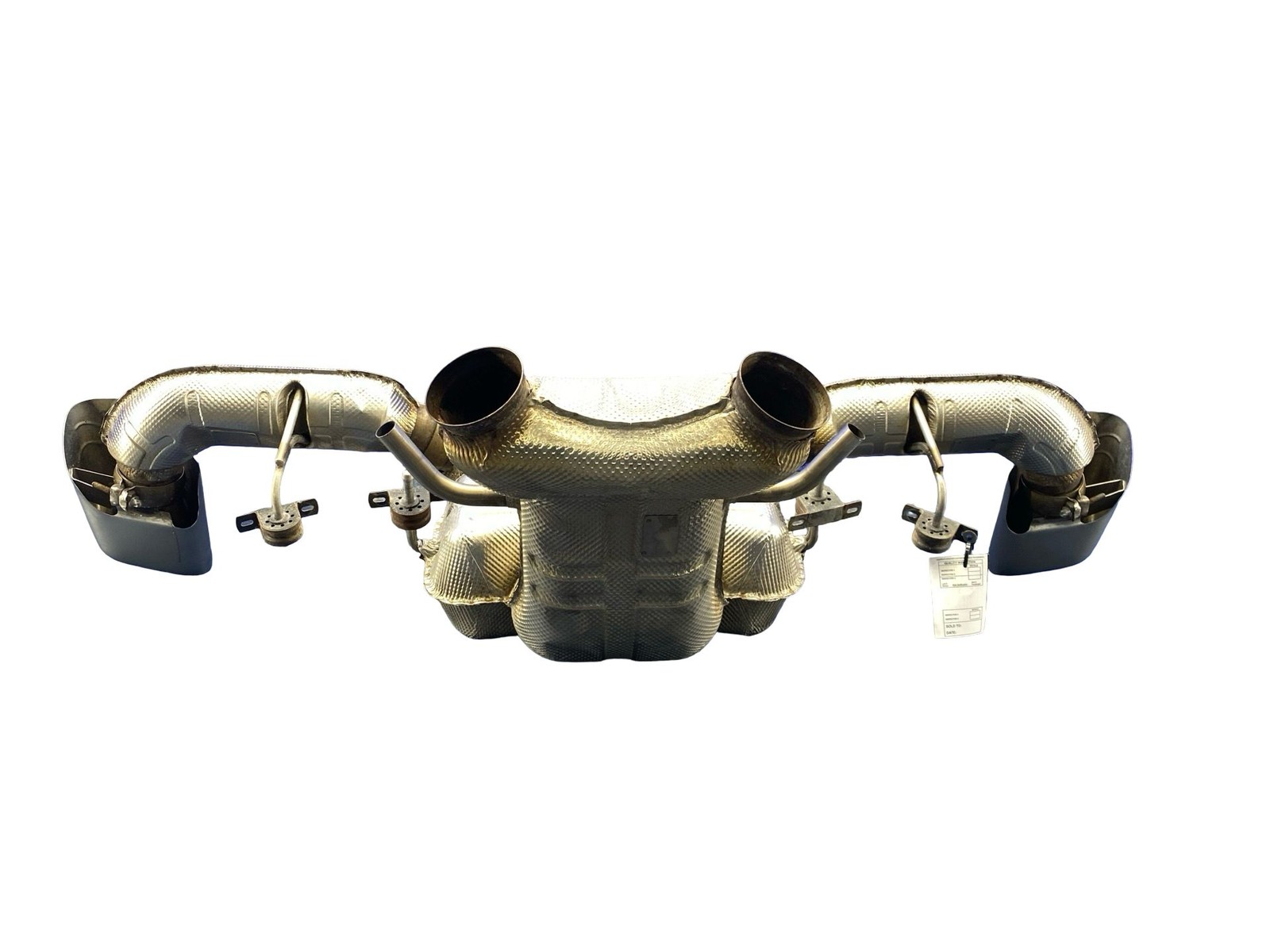 2016-2021 Mclaren 570s RWD 3.8L REAR EXHAUST MUFFLER PIPE W/ TIPS 13H0260CP oem