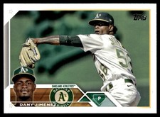 2023 Topps Dany Jimenez Oakland Athletics #164