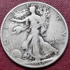 1938 D Walking Liberty Half Dollar 50c Circulated #98359