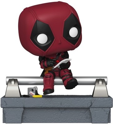 Funko POP! Deluxe: Deadpool - Deadpool on Bridge (Marvel) [New Toy] Deluxe Ed,