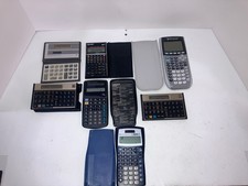 Calculators Lot Texas Instruments HP Sharp Al...