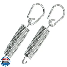 Piutouyar 2 Pcs Drum Pedal Spring with Hook, Stainless Steel Bass Drum Foot P