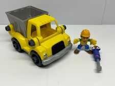 Disney Handy Manny Lets Get Building Dump Truck Set Mattel 2009 RARE