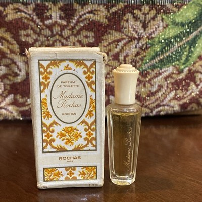 Very Vintage Madame Rochas Paris France 2 ml / .1 fl oz (white cap) Perfume MINI