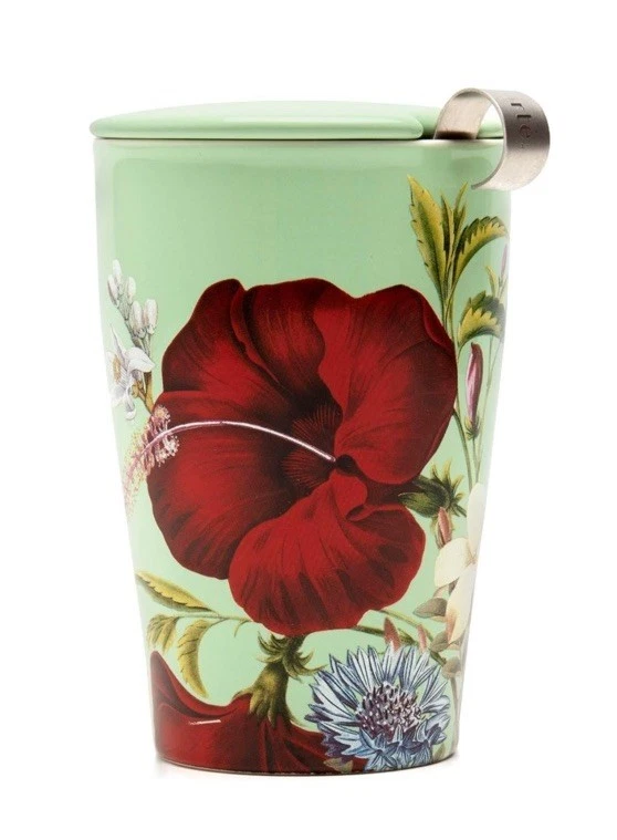 Tea Forte Fleur Steeping Cup with Infuser and Lid New In box