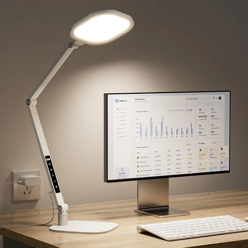 Dimmable LED Desk Lamp with Timer & Memory, 1200LM for Home Office & Study