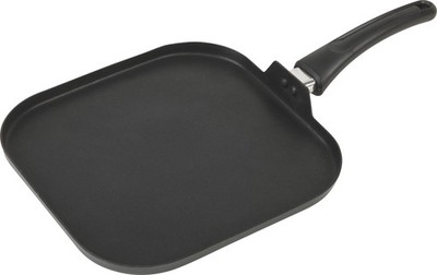 GoodCook 11-Inch Square Griddle Pan, Nonstick 11-Inch, Non Stick Black