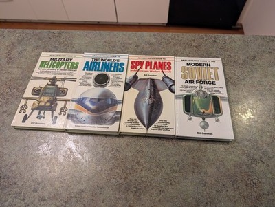 4 HB Book Set AN ILLUSTRATED GUIDE TO ... Bill Gunston Planes Aircraft